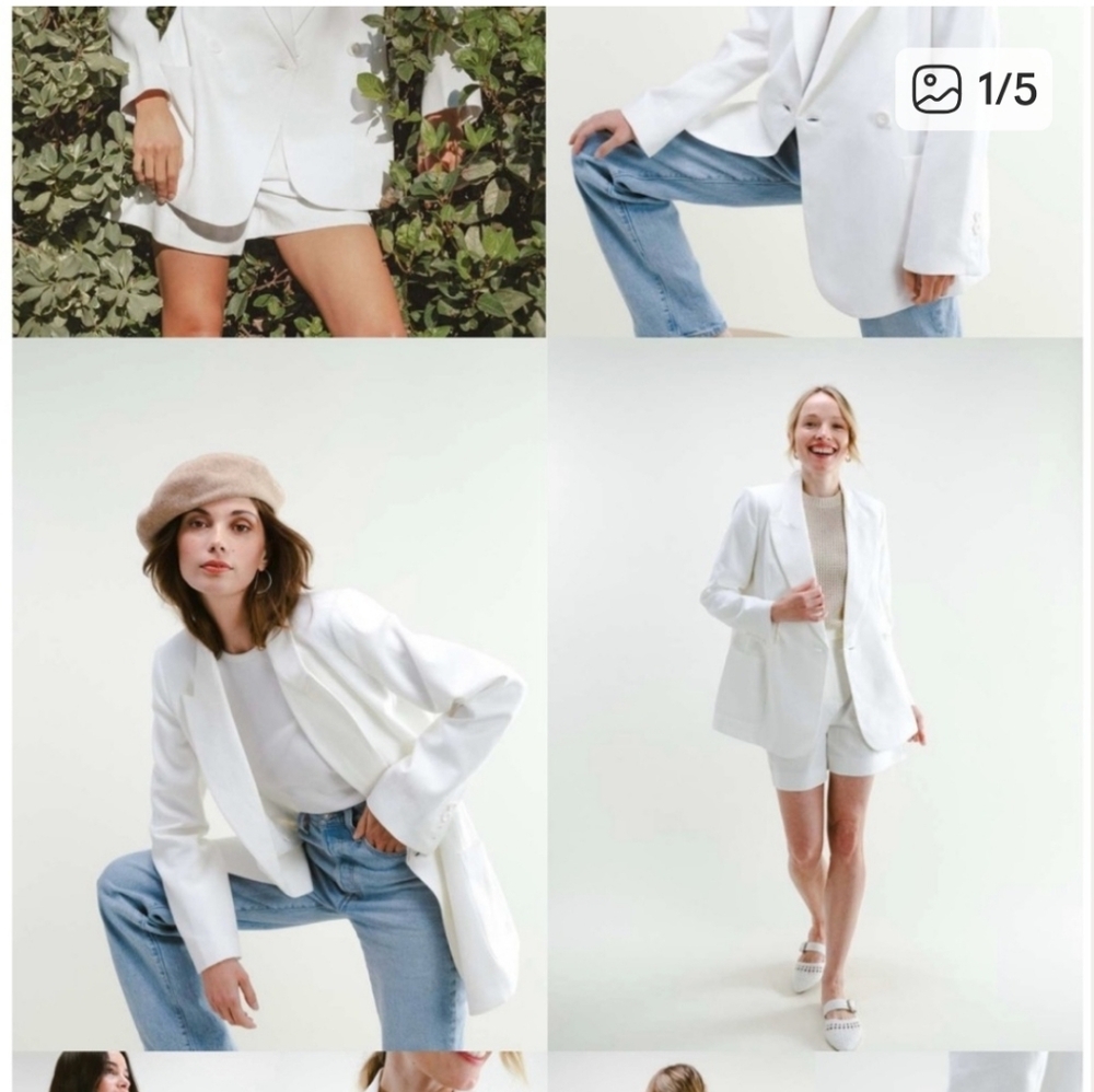 Darling Women's White Blazer‎